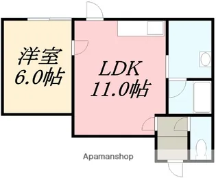 エクセレント美原【202号室】の間取り