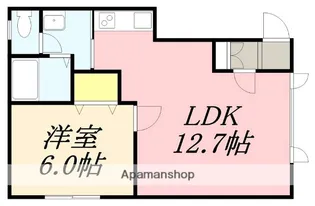 ロジュマン・カナリア【201号室】の間取り