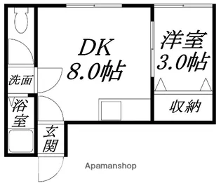 セントラルハイム【2-C号室】の間取り