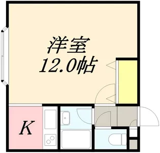 クレステージ宮前【207号室】の間取り