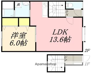 リ レグジーⅦ【2階】の間取り