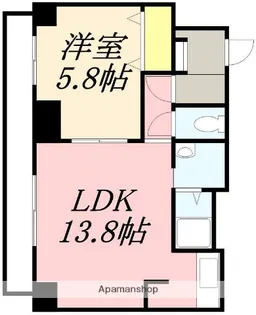 メゾン・ラフォーネ【4階】の間取り