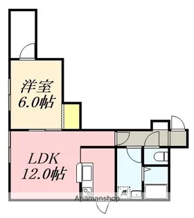 アンジュード(ANNE JUDE)【203号室】の間取り