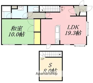 グラシア湯川【105号室】の間取り