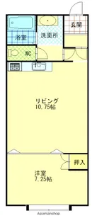 VILLA七飯【12号室】の間取り