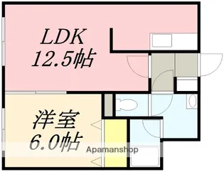 AVANT GARDE Ⅲ(アバンギャルドスリー)【4階】の間取り