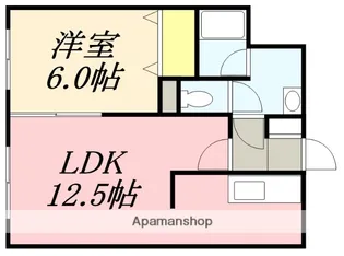 AVANT GARDE Ⅲ(アバンギャルドスリー)【207号室】の間取り