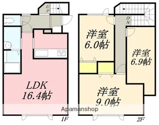 プレザント七飯Ⅳ【101号室】の間取り