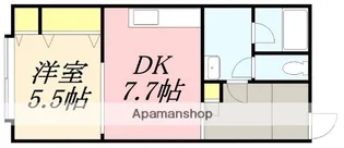 アーバンドムール【202号室】の間取り