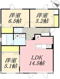 FLEUR桜町(フルール桜町)【201号室】の間取り
