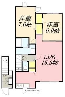 グラン・ソレーユⅢ【2階】の間取り
