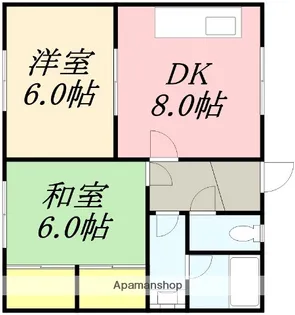 高橋マンション(タカハシマンション)【104号室】の間取り