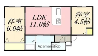 CONSOLATA田家【4階】の間取り