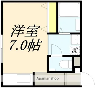 パオス田家(パオスタヤ)【102号室】の間取り