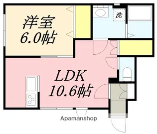 オルテンシア【101号室】の間取り