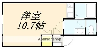 メゾンドフラッシュ五稜郭【1階】の間取り