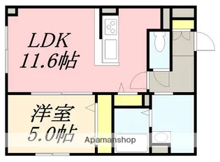 Amu.K3【1階】の間取り