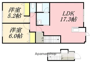QUESERAⅡ【203号室】の間取り