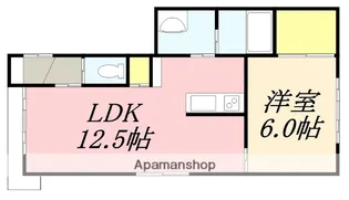 アールグレイス【2-B号室】の間取り