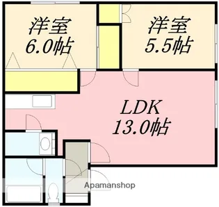 MAISON HORI【2階】の間取り