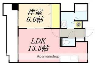 パークサイドブライトネス【303号室】の間取り