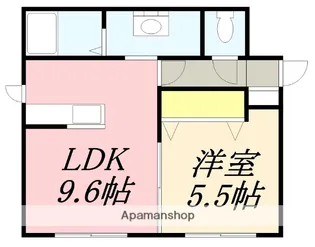 リブレ(LIBRE)【105号室】の間取り