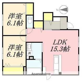 クラレット・ジャグ【102号室】の間取り