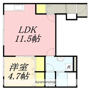 メゾンジャンティⅢ【102号室】の間取り
