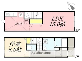 アーキ(ARCHI)【106号室】の間取り