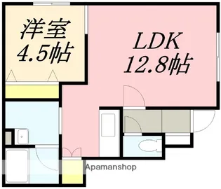QUESERAⅥ【103号室】の間取り