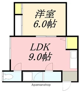 ガーデンハイツ万代【1階】の間取り
