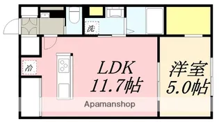 ノルフィーノ・フォーチュン【2-D号室】の間取り