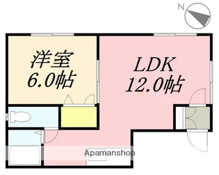 TM HOUSE【102号室】の間取り
