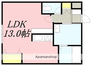 グランドメゾン桔梗【305号室】の間取り