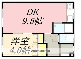 ニューシティマンション【1階】の間取り