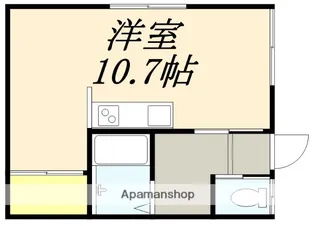 酒谷アパート【A号室】の間取り