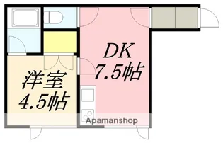 エルカーサ上野(エルカーサウエノ)【105号室】の間取り