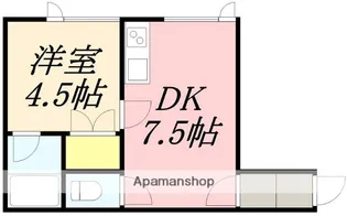 エルカーサ上野(エルカーサウエノ)【201号室】の間取り