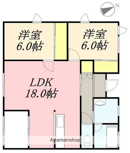 メゾン羽衣(MAISON HAGOROMO)【102号室】の間取り