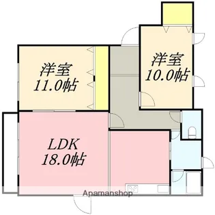 DOLCE(ドルチェ)【101号室】の間取り
