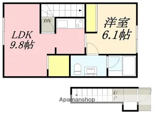ミハラメゾン(MIHARA MAISON)【2階】の間取り