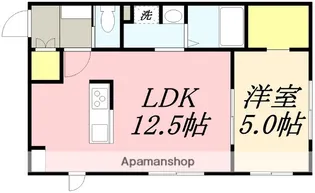 ノルフィーノ・ルージュ【102号室】の間取り