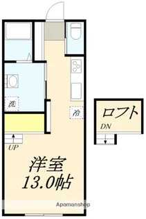 K&S白鳥【2C号室号室】の間取り