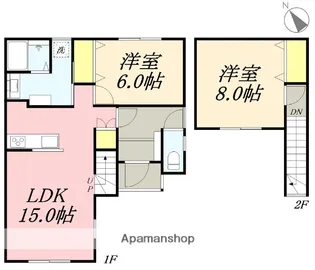 サンライフヴィレッジⅤ【101号室】の間取り