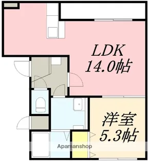 Stella桔梗~ステラ桔梗~【4階】の間取り