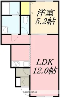 Prince K.RⅣ【103号室】の間取り