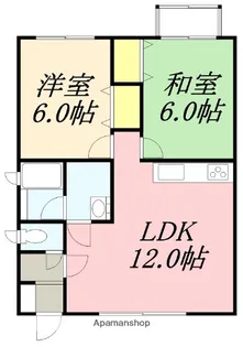 パークスワン【1F号室】の間取り