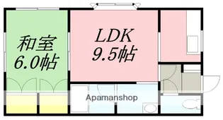 フォーレストやまと【C号室】の間取り