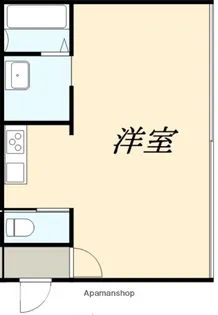 USAGIYA MATSUKAZE【3A号室】の間取り