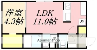 マレッセMJ(マレッセエムジェイ)【1階】の間取り